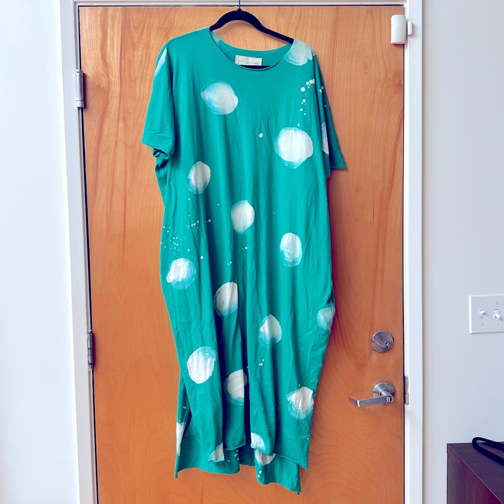 State the Label Tee Dress XL Teal